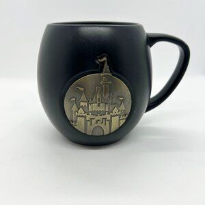 Disney Park Sleeping Beauty Castle Stoneware black mug